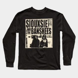 vintage 70s siouxsie and the banshees bootleg Long Sleeve T-Shirt